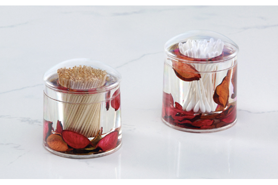 The cotton swab box